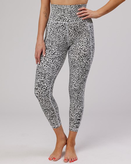 Spotty White / Black LSKD Flux 7/8 Length Legging | XD5219637