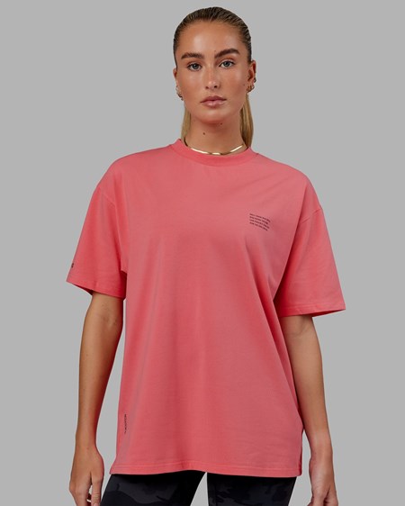 Sunkist Coral LSKD Strive FLXCotton Tee Oversize | IW7185409