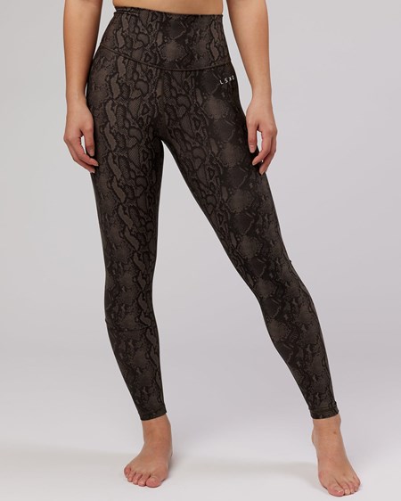 Walnut Snakeskin LSKD Base Full Length Legging | JK5980271