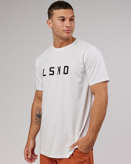 White / Black LSKD Power FLXDRY Tee | UR7481239