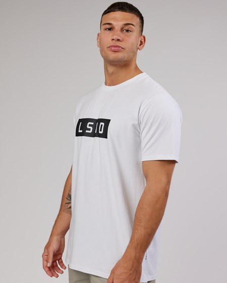 White / Black LSKD Strength FLXCotton Tee | MN2305167