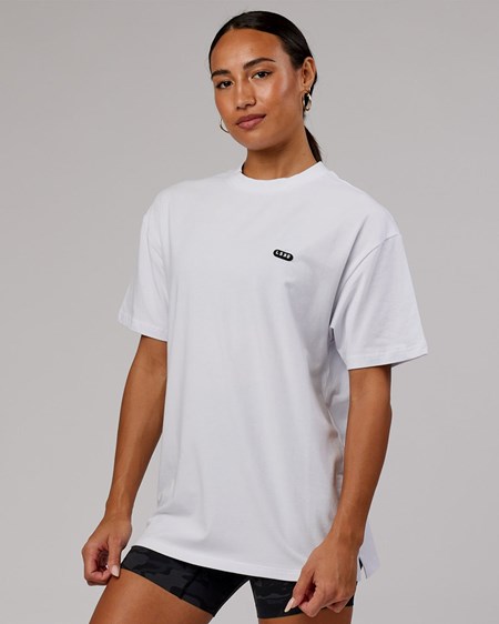 White LSKD Capsule FLXCotton Tee Oversize | QP1284570