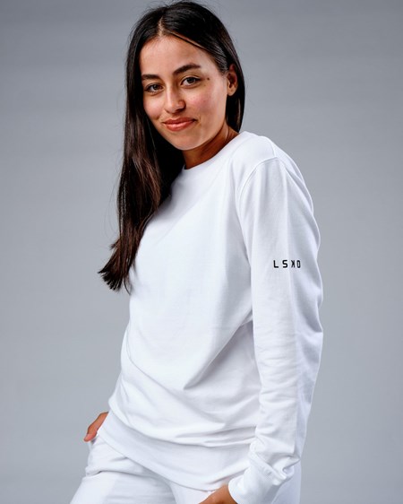 White LSKD Rival FLXFleece Training Fit Sweater | OT2648375