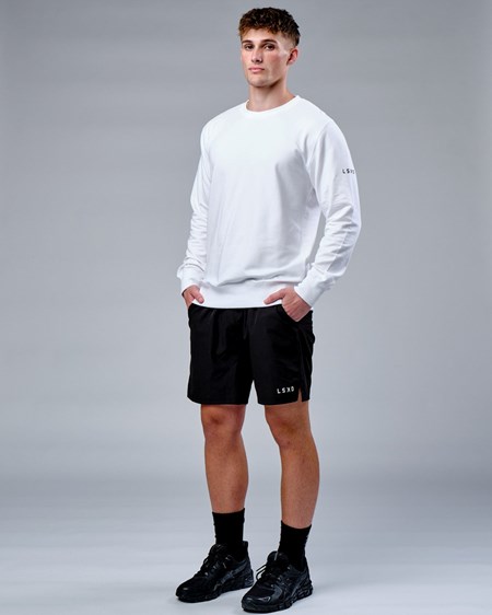 White LSKD Rival FLXFleece Training Fit Sweater | YE0954628